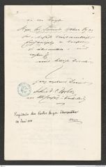 k.k. naturhistorisches Hofmuseum, Intendanzakten 1885-1896 (Hauer), Aktenzahl Z.344/1888, Seite 4